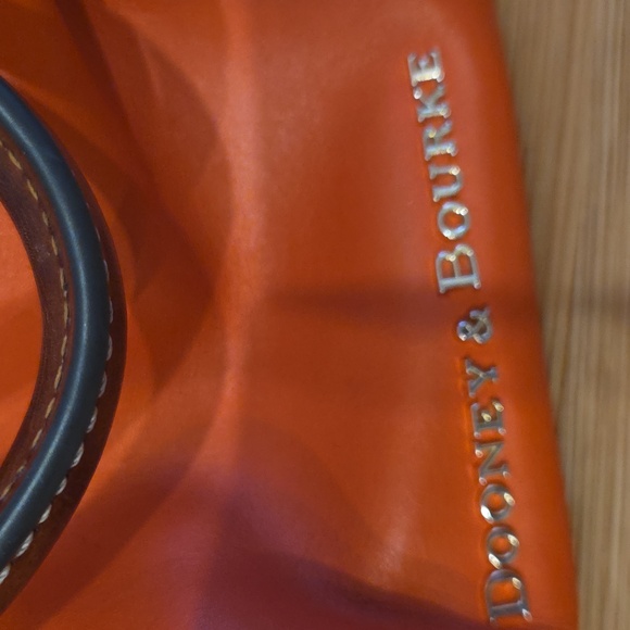 Dooney & Bourke DB Barlow Pink Florentine Leather Shoulderbag Crossbody Satchel - Picture 7 of 7